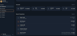 Transaction history